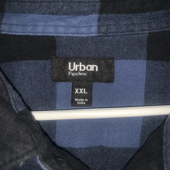 Men’s Black and Blue Flannel - Picture 2 of 4